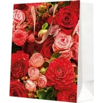 Dárková taška Dárková taška Červená kytice, střední. PAW