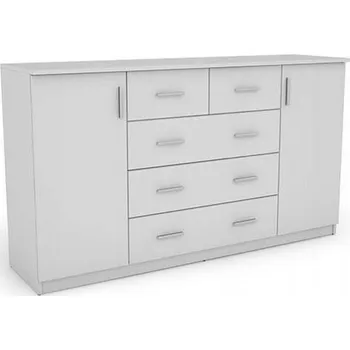 Komoda Komoda eMeblast 160 x 44 x 92 cm, bílá matná