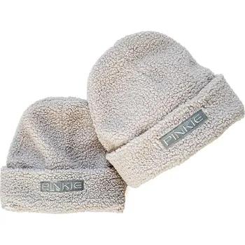 Čepice PINKIE čepice LABEL TEDDY DUO 1-3r +dospělá Light Grey