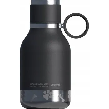 Láhev Láhev s miskou pro psa Asobu Dog Bowl Bottle 1l černá