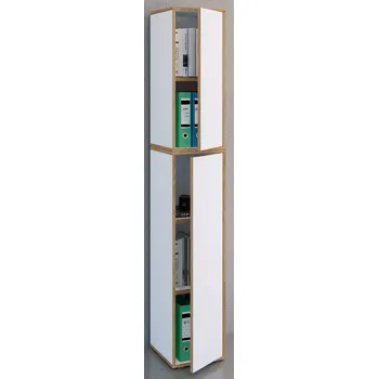 Knihovna VCM 5dílná kancelářská skříň „Salia“ B30, bílá 496707