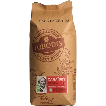 Káva Lobodis Bio zrnková káva z Karibiku, 1000 g