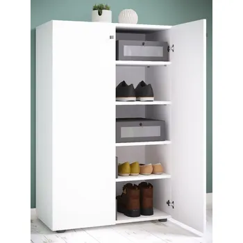 Botník Botník VCM „Lona XL“ 5dílný, bílý 496638