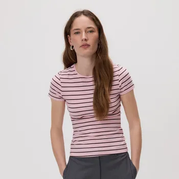 Dámské tričko Reserved - Tričko slim fit - vícebarevná - 166HT-MLC - 166HT-MLC-XS