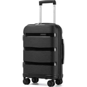 Lehký kabinový PP kufr Kono - černý - 31 L