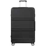 Cestovní kufr na kolečkách Kono Horizontal Design XL - 141 L - černý