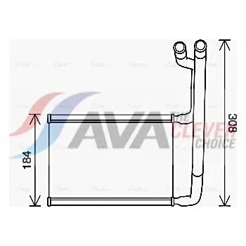 Výměník tepla Výměník tepla, vnitřní vytápění, FD6645