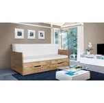 FALCO Rozkládací dřevěná postel Denisa 3 Dřevo: GB BUK LAK