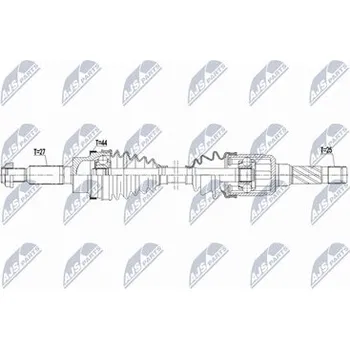 Poloosa kola Hnací hřídel - poloosa NTY NPW-FR-182