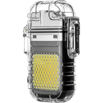 Zapalovač Větruodolný Žhavicí Zapalovač s LED Svítilnou