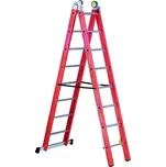 Svelt V2 Dvoudílný sklolaminátový víceúčelový žebřík Počet příček / složená délka (m): 2x10 / 3,00