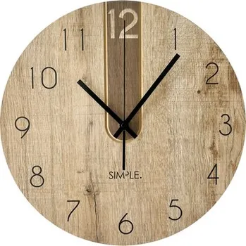 Hodiny Rustikální kuchyňské 3D hodiny JOSEPH 36 cm