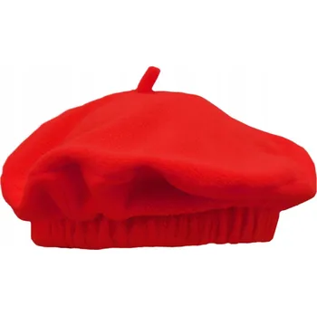 Čepice DĚTSKÝ BARET ČERVENÝ