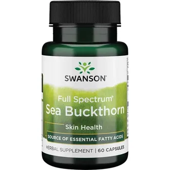 Zdraví Swanson Full Spectrum Sea Buckthorn Doplněk stravy s rakytníkem 60 ks, kapsle