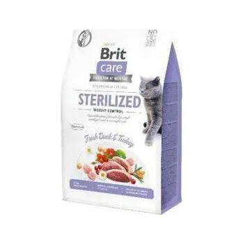 Brit Care Cat Grain Free Sterilized and Weight Control 7 kg + PŘEKVAPENÍ ZDARMA !!!