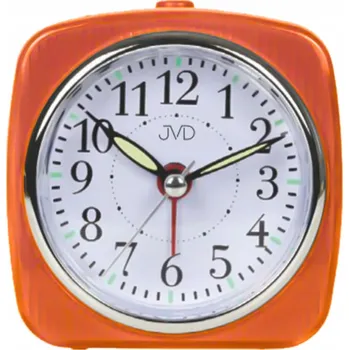 Budík Křemíkový budík JVD SRP7503.4 Tichý chod, funkce Snooze (odložené buzení), podsvícení