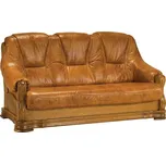 PYKA Kožený trojsed Sonia rozkládací Dřevo: Pyka nohy, Hlavní látka: kůže S16