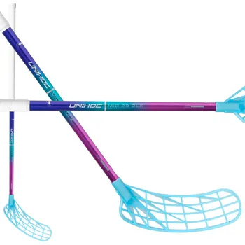 Florbal Unihoc Unilite MID 29 DLX Oval Edition Florbalová hůl multicolor, Pravá (pravá ruka dole), 96cm (=106cm)