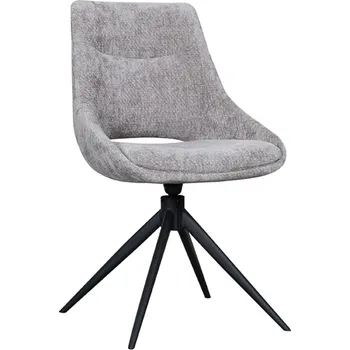 Jídelní židle LABEL51 Otočná jídelní židle MARLOW šedá