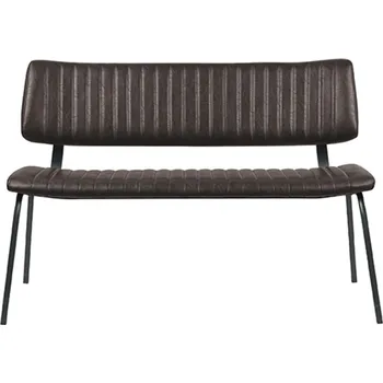 LABEL51 Jídelní lavice GUSTO tmavě hnědá 120 cm