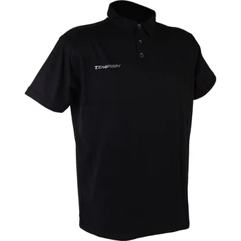 Pánské tričko Tempish TEEM 2 POLO SHIRT Florbalové polo tričko S, Muž, černá