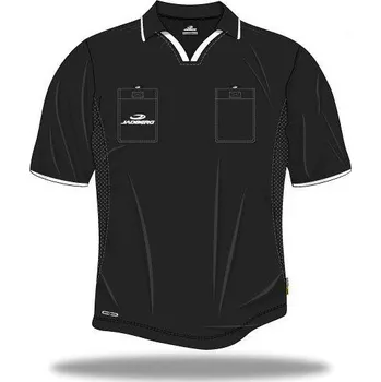 Florbalový dres Jadberg Arbiter Rozhodcovský dres XXXL, černá, Krátký rukáv
