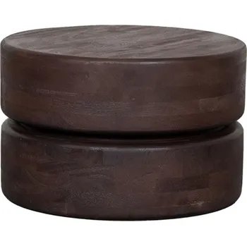 Konferenční stolek LABEL51 Konferenční stolek MILLY ø50 cm tmavě hnědý