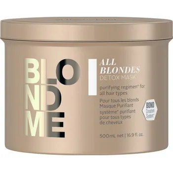 Vlasová regenerace Schwarzkopf Professional BlondME All Blondes Detox Maske detoxikační maska na vlasy 500 ml, EXP. 07/2025