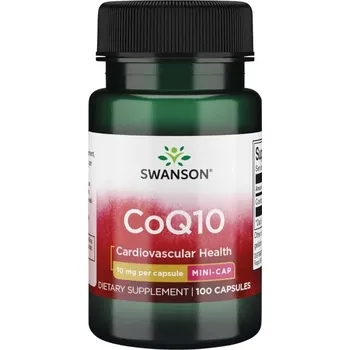 Zdraví Swanson CoQ10 Doplněk stravy s obsahem CoQ10 100 ks, kapsle, 10 mg