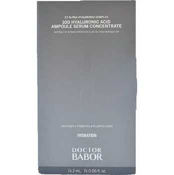 Pleťové sérum Babor Doctor 10D Hyaluronic Acid Ampoule kúra pro obnovu a hydrataci dehydratované pleti 14 ml (7 x 2 ml)