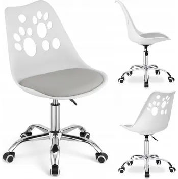Kancelářská židle Ecarla KO25 bílá