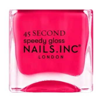 Lak na nehty Nails Inc. London 45 Second Speedy Gloss rychleschnoucí lak na nehty s péčí o nehty 14 ml, No Bad Days In Nottinghill