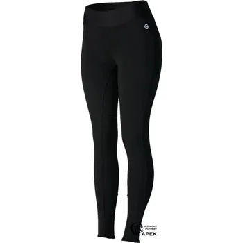 Jezdecké kalhoty Akční zimní legíny Horze -ACTIVE SILICON- - Černá - 38