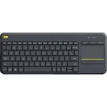 Logitech K400 plus/Bezdrátová USB/US layout/Černá