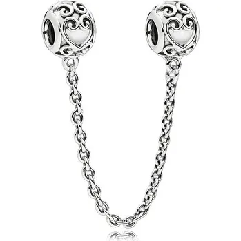 Náramek Silver Star Zarážky s řetízkem Stopper 02