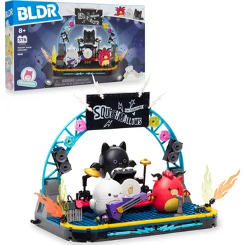 plyšák SQUISHMALLOWS stavebnice BLDR – Koncertní turné, 3 postavičky