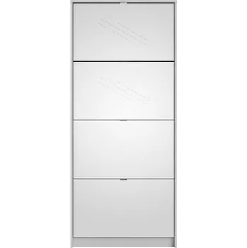 Botník TVI Botník Shoes 59010 bílý/zrcadlo