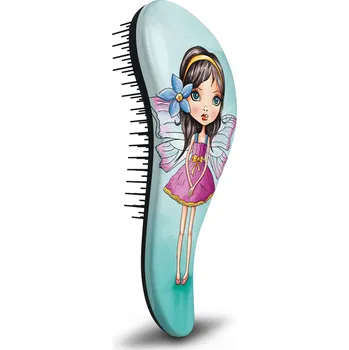 Dtangler Kids Hair Brush dětský kartáč pro snadné rozčesání vlasů Fairy tale