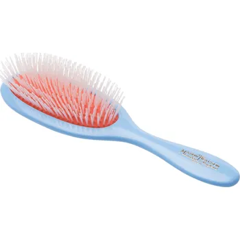 kartáč na vlasy Mason Pearson Handy Nylon Hairbrush N3 kartáč s nylonovými štětinami pro husté vlasy 1 ks, Modrá