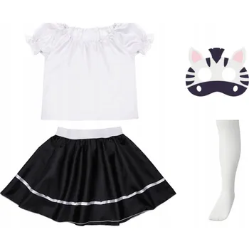 Karnevalový kostým Kostým ZEBRA , maska, sukně 98-110