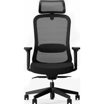 Ergonomická kancelářská židle YZ04B, černá - A FLEXISPOT