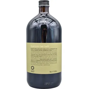 Šampon Oway Blondeway Bluemoon Hair Bath rozjasňující šampon pro blond vlasy, šedivé a bílé vlasy 950 ml