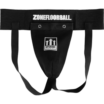 Florbalový chránič Zone floorball Jockstrap UPGRADE black/silver Suspenzor Senior