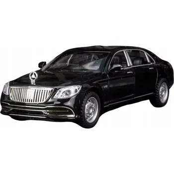 autíčko MERCEDES BENZ S650 KOVOVÝ MODEL AUTA 1:32 ZVUK SVĚTLO ČERNÝ
