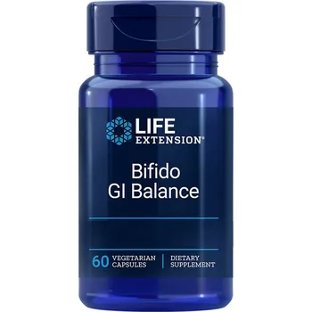 Life Extension Bifido GI Balance Doplněk stravy s probiotiky 60 ks, vegetariánská kapsle, 25 mg