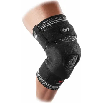 McDavid 5149 Elite Engineered Elastic Knee Brace With Dual Wrap And Hinges Ortéza na koleno M, černá
