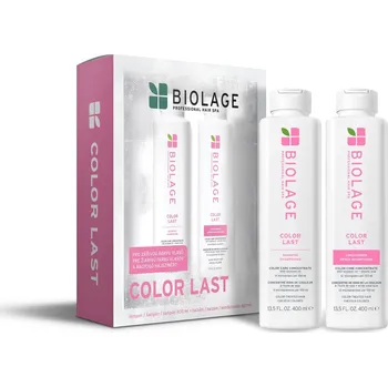 Kosmetická sada Biolage ColorLast Gift Set dárková sada pro zářivou barvu vlasů 2 x 400 ml