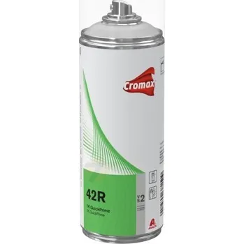 Barva ve spreji Cromax 42R 1K QuickPrime VS2 bílý základní plnič ve spreji 400 ml