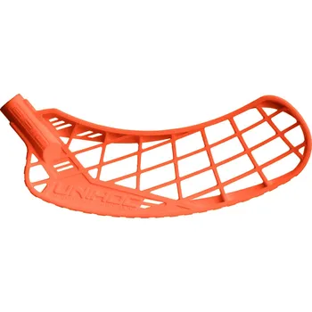 Florbalová čepel Unihoc Epic Čepel neonově oranžová, Střední, Levá (levá ruka dole), PE - polyethylen