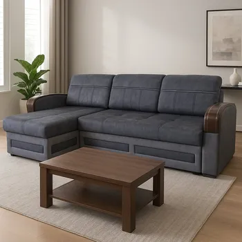 Sedací souprava FALCO Rohová sedací souprava Spacey UNI šedá